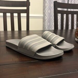 Adidas Adilette Comfort Slides Sandals Shoes new S80977 grey Mens Size 12